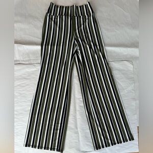 Woman’s striped pants